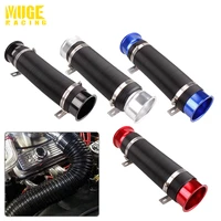 new 76mm car cold air turbo intake inlet pipe adjustable flexible duct tube hose cold feed duct pipe bov090