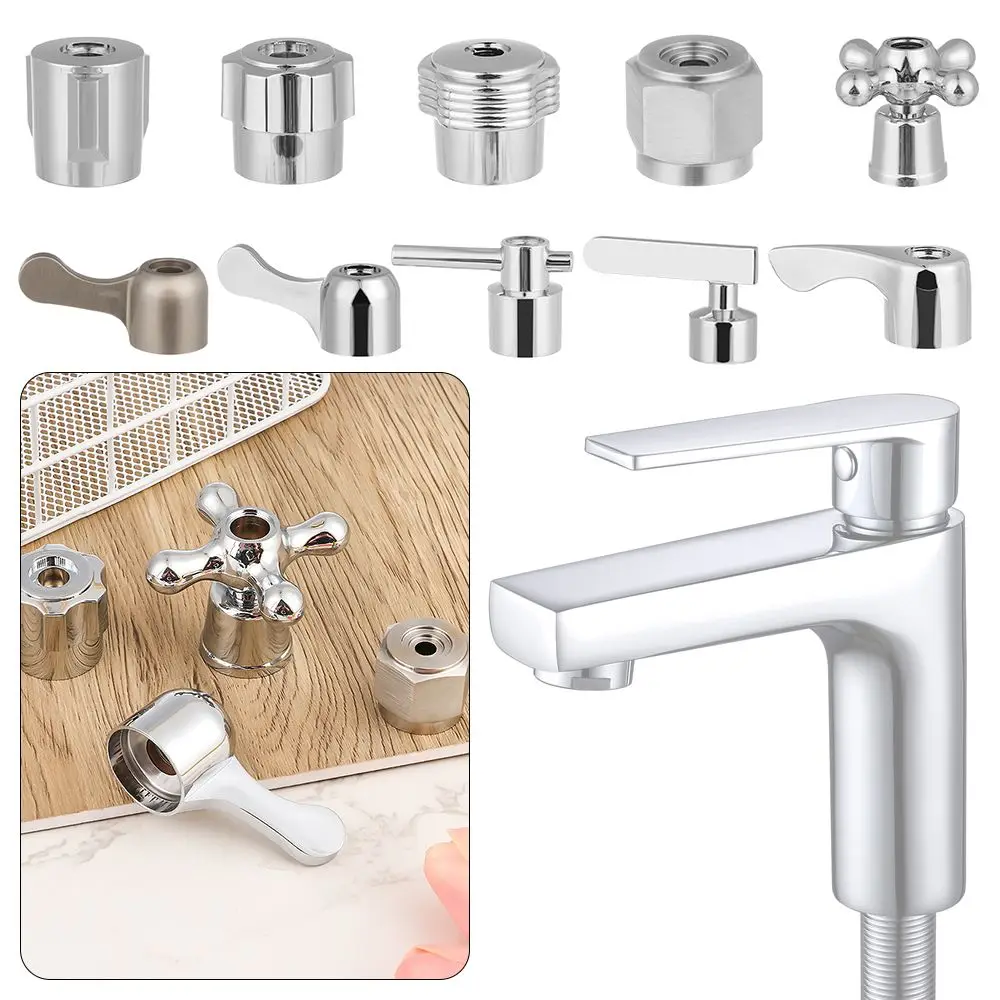 

Faucet Switch Handle Bathroom Accessories Quick Open Valve Faucet Handle Small Spout Triangle Valve Dish Basin Handle