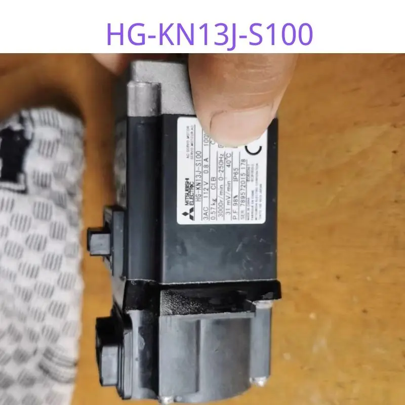 

HG-KN13J-S100 HG KN13J S100 second-hand servo motor，normal function tested OK