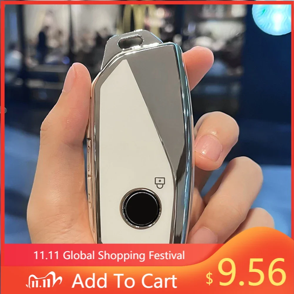 Чехол для автомобильного ключа из ТПУ BMW i7 X7 G07 LCI iX I20 X1 U11 серии 7 отличная защита