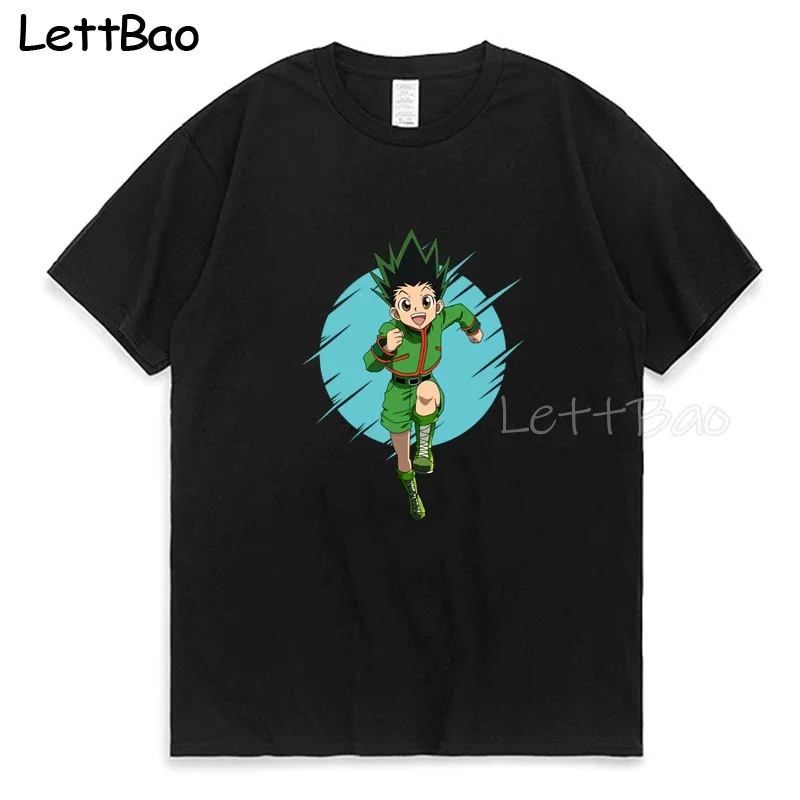 

Hunter X Hunter Gon Freecss Hip Hop Oversize T-Shirt Streetwear Harajuku Vintage Retro Graphic Printed T Shirt Men Summer Tops
