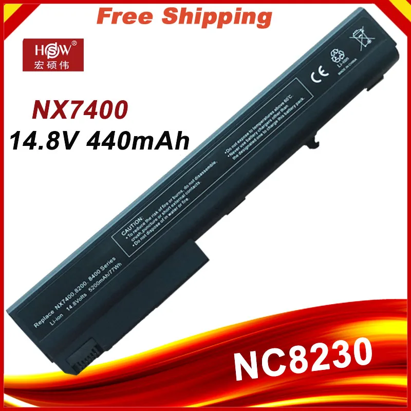 Аккумулятор для ноутбука HP Compaq 8 ячеек 14 в 8510p 8510w 8710p 6720t 7400 8200 8400 8500 8510 8700 Вт 8710 |