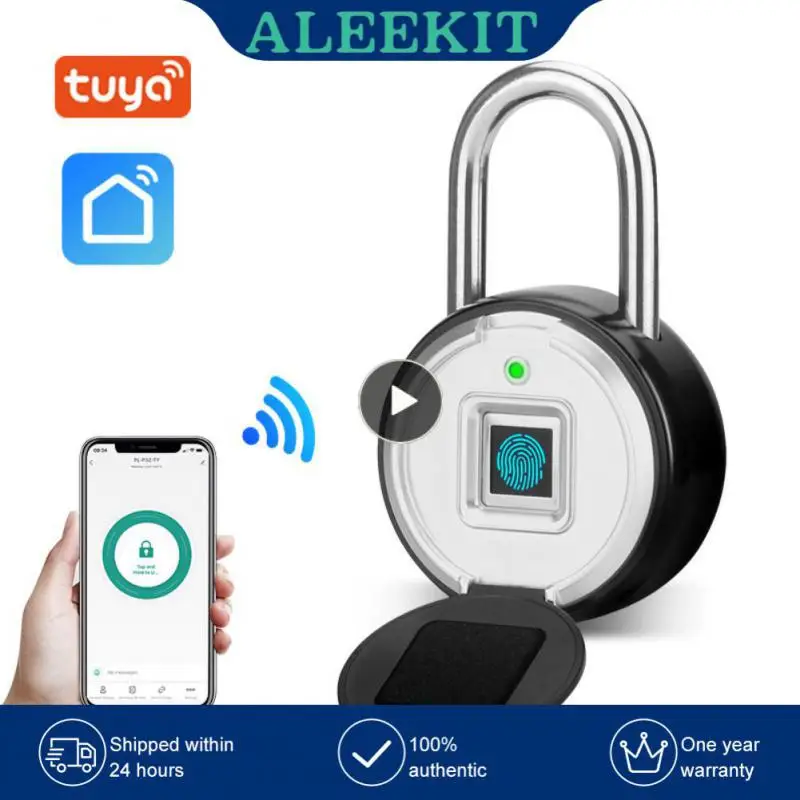 

1/2/3PCS Quick Identification Security Lock Firm And Durable Electronic Padlock Portable App Remote Authorization