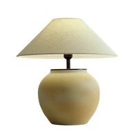 chinese ceramic grannys vinegar jar fabric dimmable table light table lamp desk lamp led desk lamp for bedroom foyer