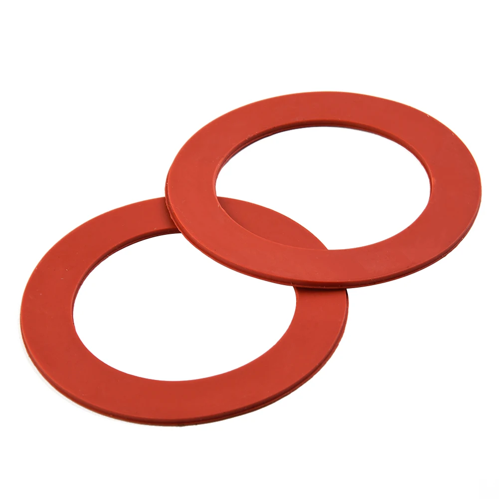 

2Pcs Water Tank Flushing Valve Replacement Gasket Rubber Seal Water Leakage Sealing Gasket Bathroom Accessories