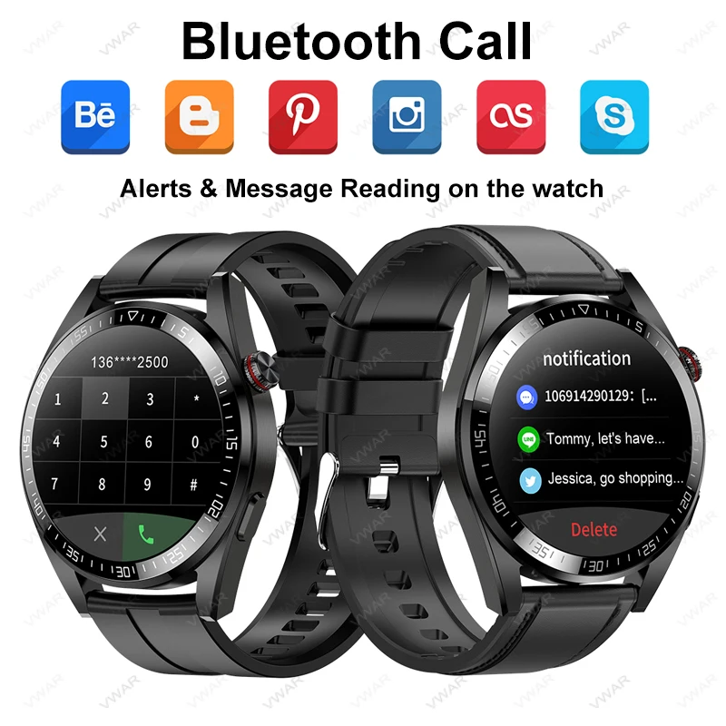 Умные часы Vwar Stratos 2 Pro AMOLED всегда на дисплее Bluetooth умные для мужчин 8G GPS треки