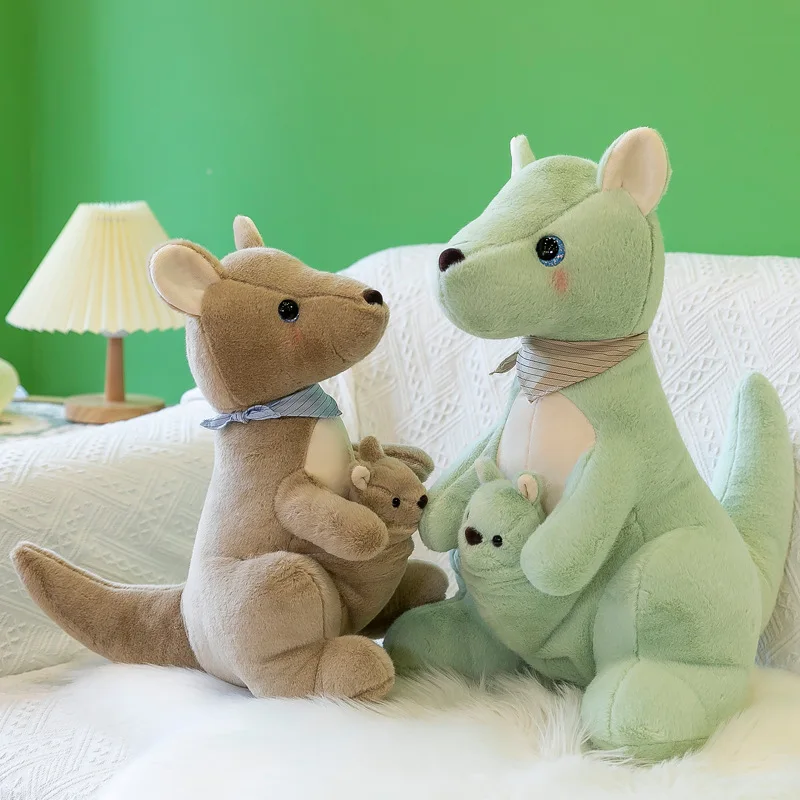 

Simulation / Cute / Soft / Kangaroo Plush Toy/ Funny Cartoon Mother and Child Kangaroo Doll/ Children's Birthday Gift