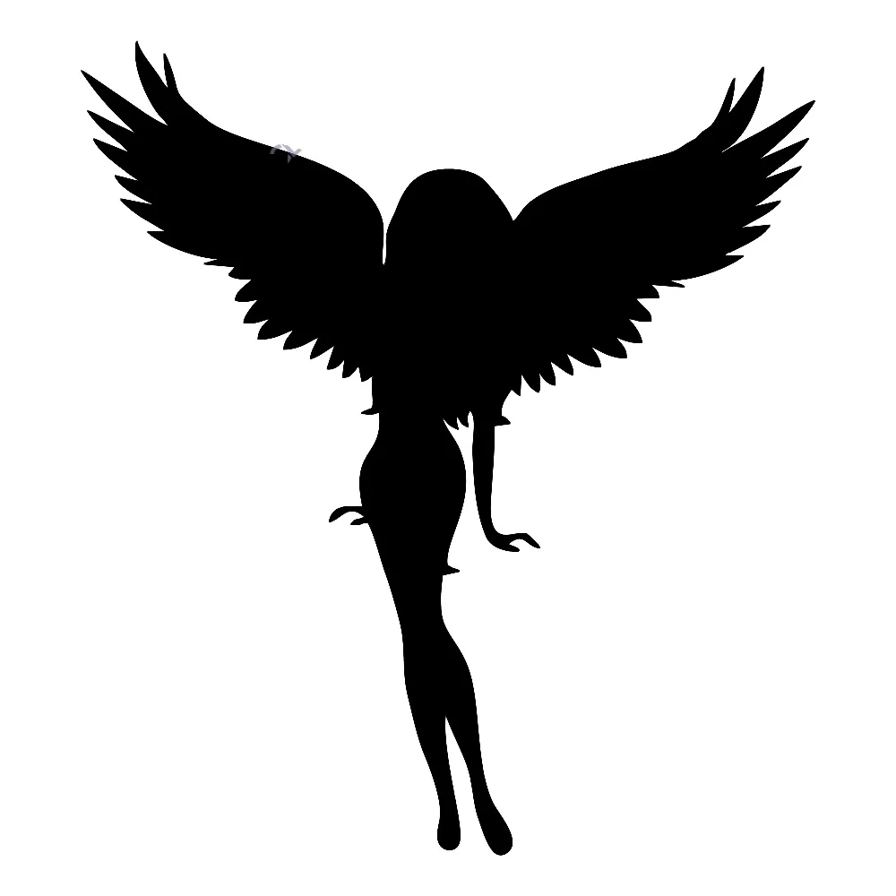 

Winged Angel Girl Sticker Paste Decal 15cm