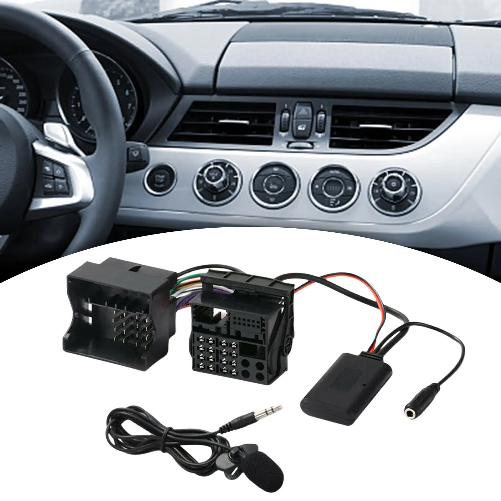 Bluetooth AUX адаптер аудио кабель для Ford S-max 2006-2007 Focus MK2 2004-2007 Galaxy C-max 2003-2007