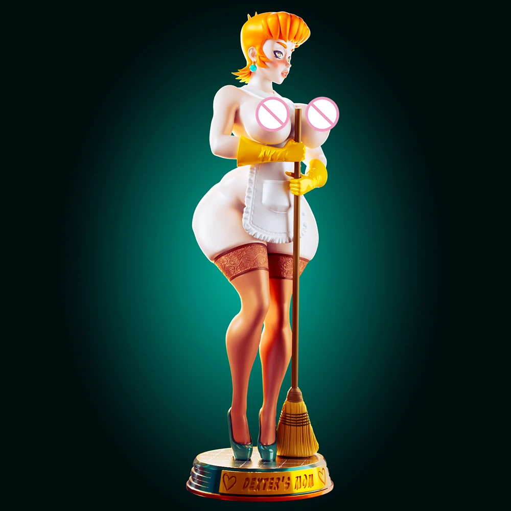 Модель 3d печати 1/24 комплект красивой девушки модель Rhu Dexter's mom NSFW аниме набор