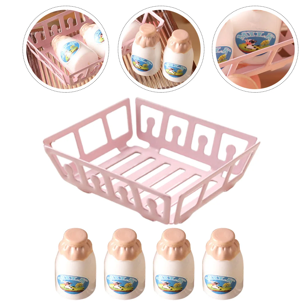 

Tiny Storage Basket Model For House Mini Decor Artificial Miniature Ornament