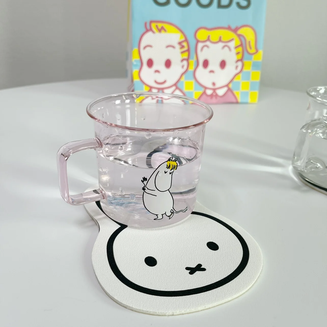 Kawaii Miffy милые подставки из диатомовой грязи впитывающие мультяшный дизайн