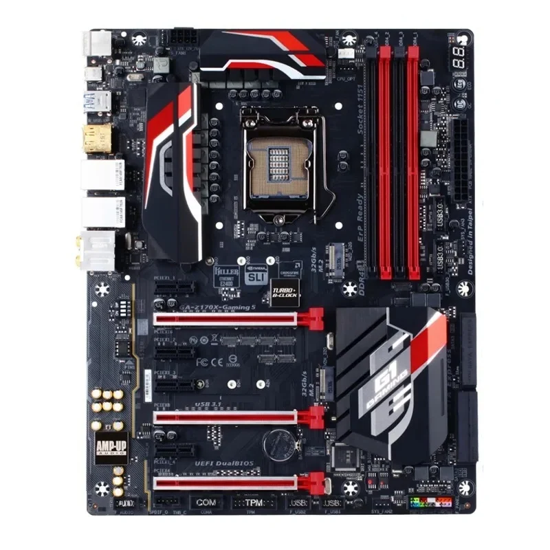 Подходит для Gigabyte GA-Z170X-Gaming 5 материнская плата LGA 1151 DDR4 ATX материнская плата 100% протестирована ок полностью работает