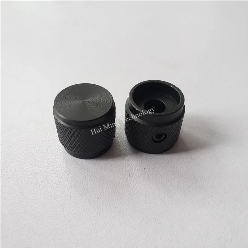 

6 шт., ручка из алюминиевого сплава, черные твердые ручки потенциометра с накаткой, крышка, кнопка, ручки переключателя громкости, управление усилителем