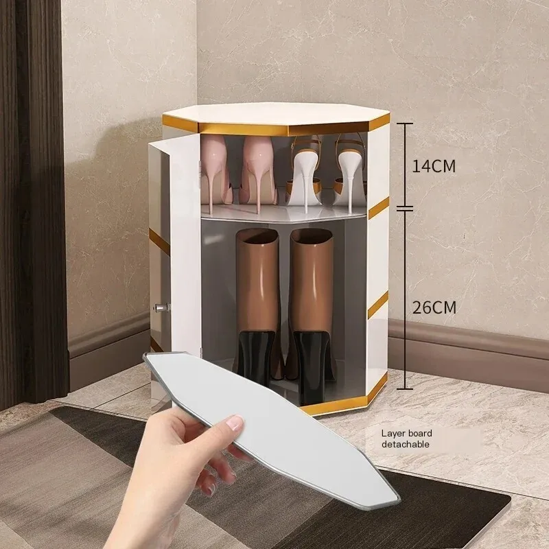 Узкие диспенсерные шкафы для обуви декоративные Шкафы демонстрации компактная