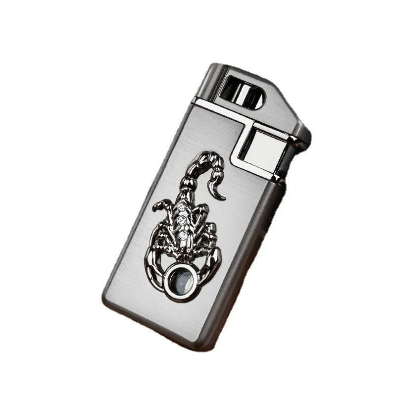

Creative Visble Poisonous Scorpions Lighter Green Flame Windproof Lighter Butane Lighter Smoking Accessories Gadget for Men Gift