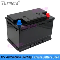 turmera 12v car battery box automobile starting lithium batteries shell for 57217 series agm h6 70 57069 replace lead acid use