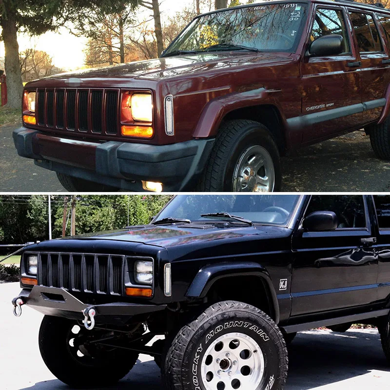 2 шт. оболочка для автомобильного переднего бампера бокового угла