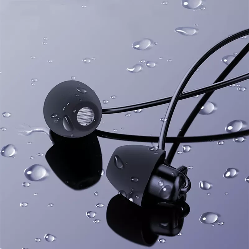 

Headphone Noise Cancelling 3.5mm Wired In-Ear Earphones With Mic Soft Silicone Earbuds For Xiaomi Redmi