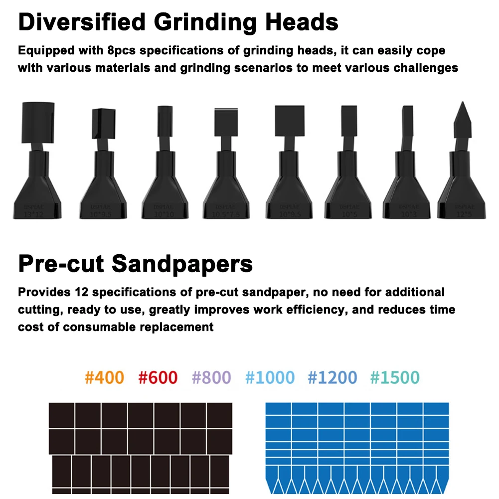 Электрическая шлифовальная ручка DSPIAE с возвратно-поступательным движением 3