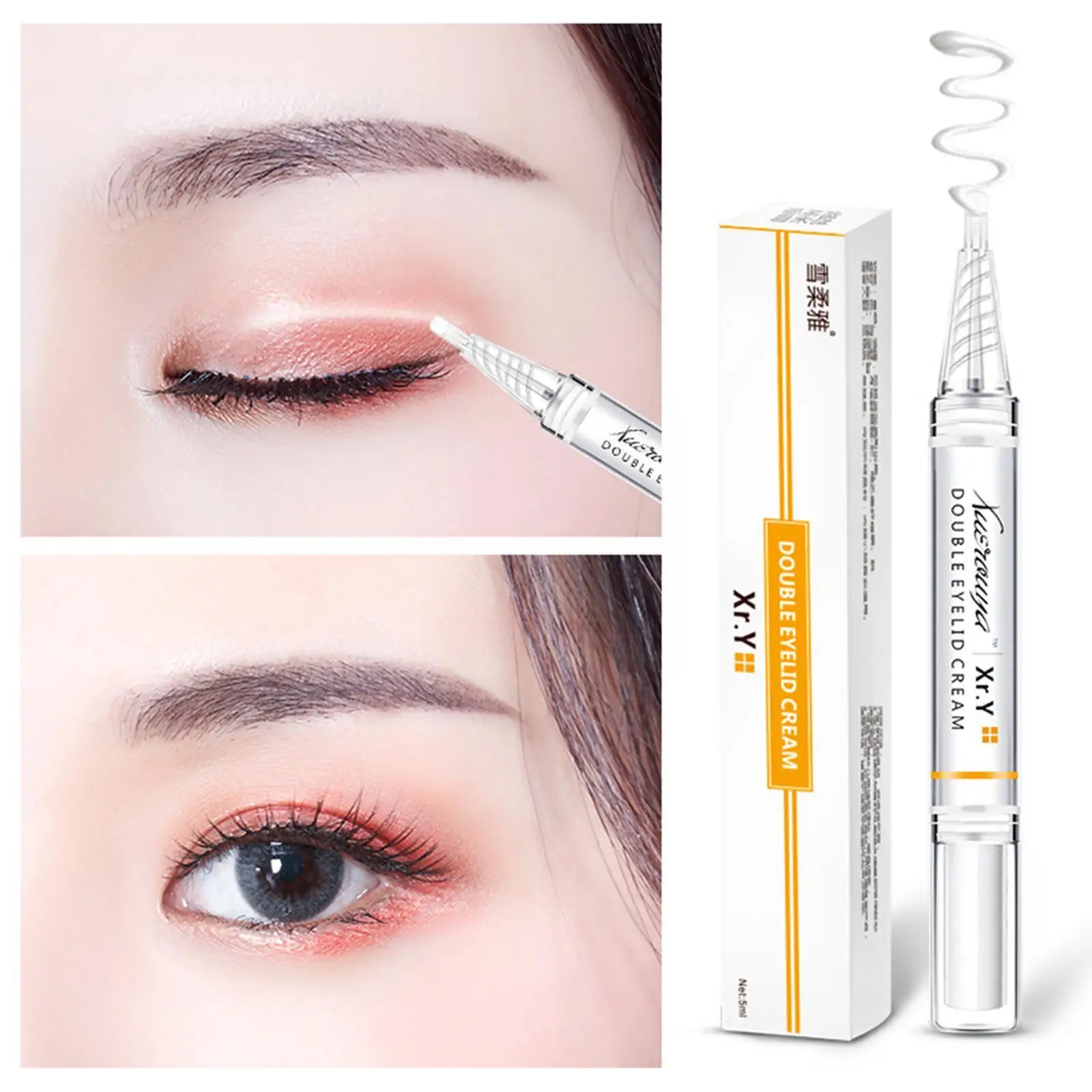 

Крем для коррекции двойных век, невидимый длительного действия, большой стойкий клей для подтяжки век и подтяжки глаз