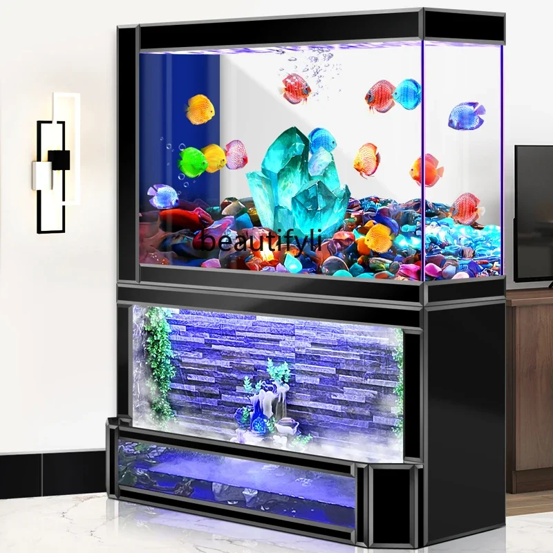 Новая квадратная занавеска для воды настенная Бытовая аквариум рыб напольная