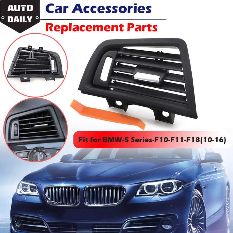LHD Car Front Center Console Left Side Air Outlet Vent Grill Decoration Cover Fit For BMW 5 Series F10 F11 520 525 528 530 535 LHD Car Front Center Console Left Side Air Outlet Vent Grill Decoration Cover Fit For BMW 5 Series F10 F11 520 525 528 530 535