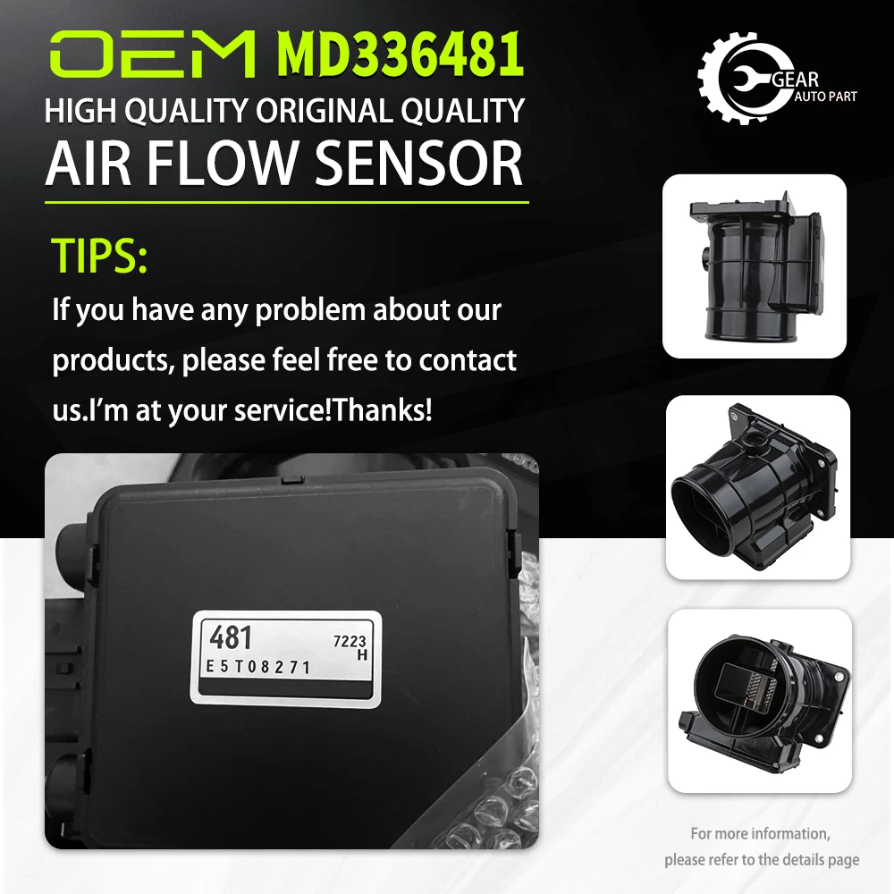 

Датчик массового расхода воздуха MAF E5T08271 MD336481, для Mitsubishi Carisma Galant Lancer, автомобильные аксессуары