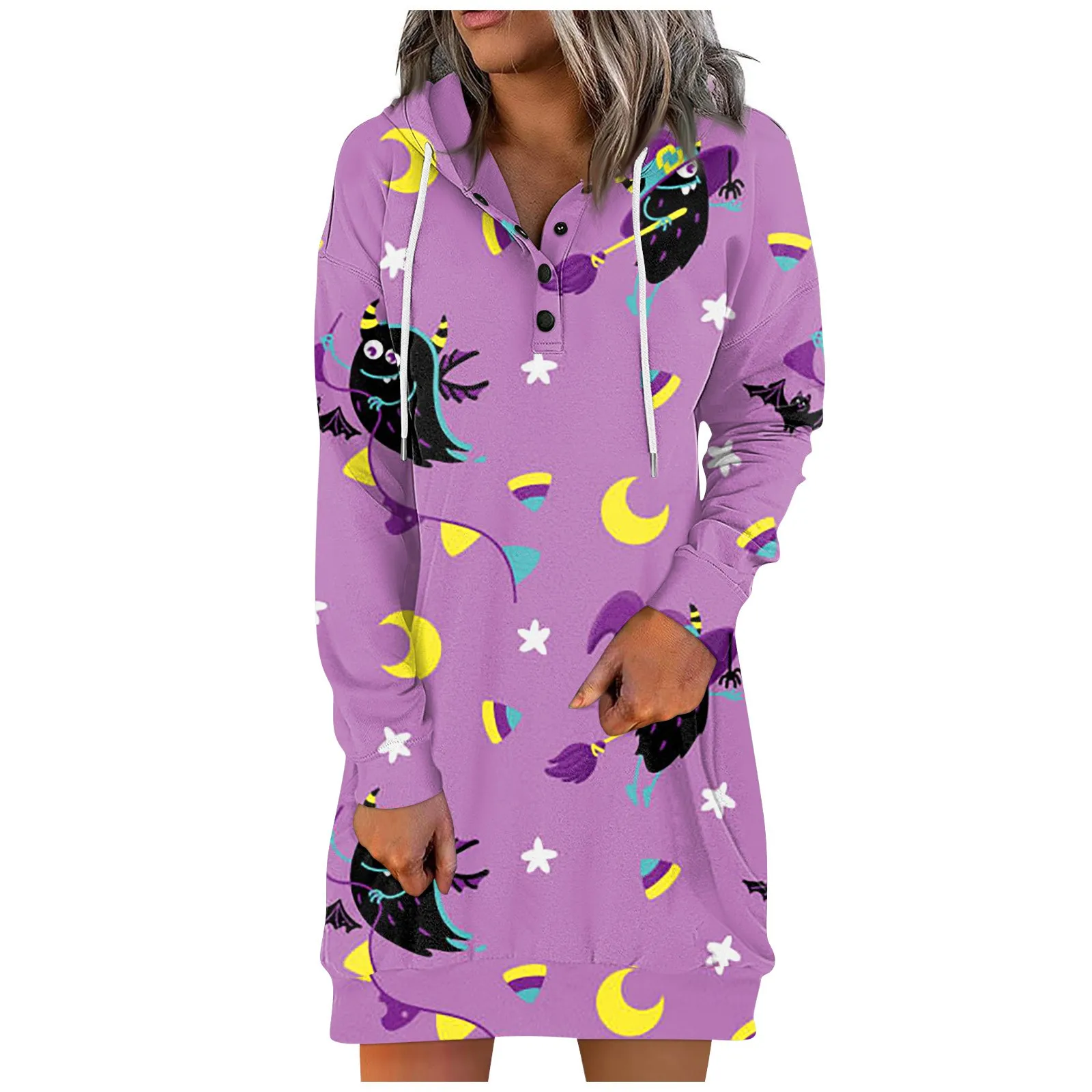 

Женский винтажный Повседневный пуловер с длинным рукавом и карманом