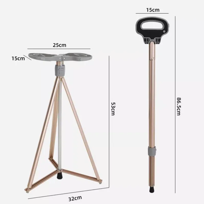 Туристические табуреты для пожилых людей из алюминиевого сплава сверхлегкие