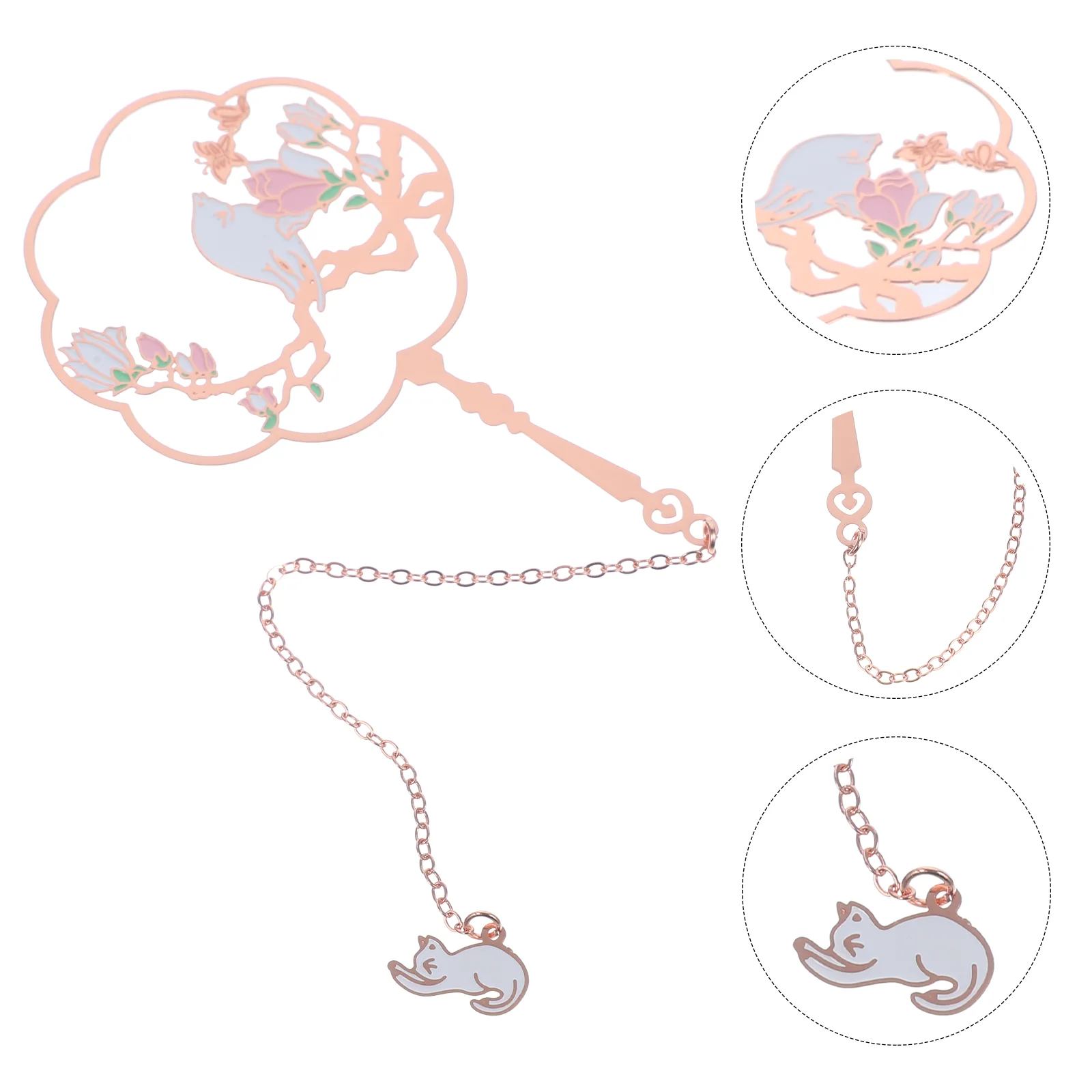 

Bookmark Chain Bookmarks Chinese Lover Vintage Page Decorative Book Metal Hair Birthday Teachers Cute Retro Novelty Creative