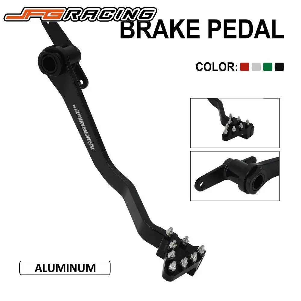 

Motorcycle Parts 6061 Aluminum Foot Brake Lever Pedal Durable For WITH HYDRAULIC BRAKES 50CC 110CC 125CC Dirt Bike Pit Bikes