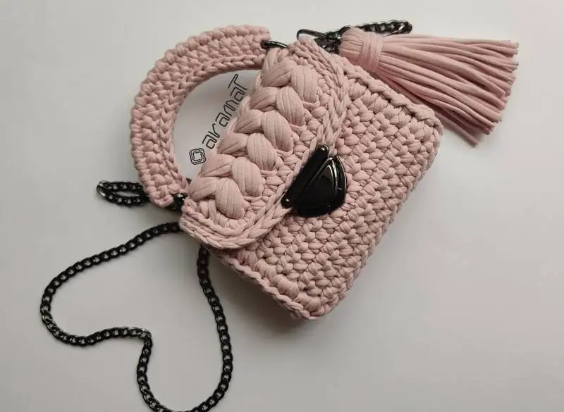 Трикотажная пряжа Бисквит цвет Крем длина 100м. 100% хлопок | Дом и сад