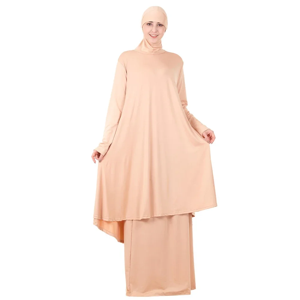 2-х предметный комплект халатов женская мусульманская молитвенная одежда