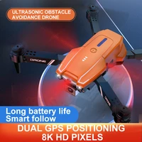 s2 new three sided obstacle avoidance drone 4k aerial hd dual camera quadcopter folding remote control aircraft