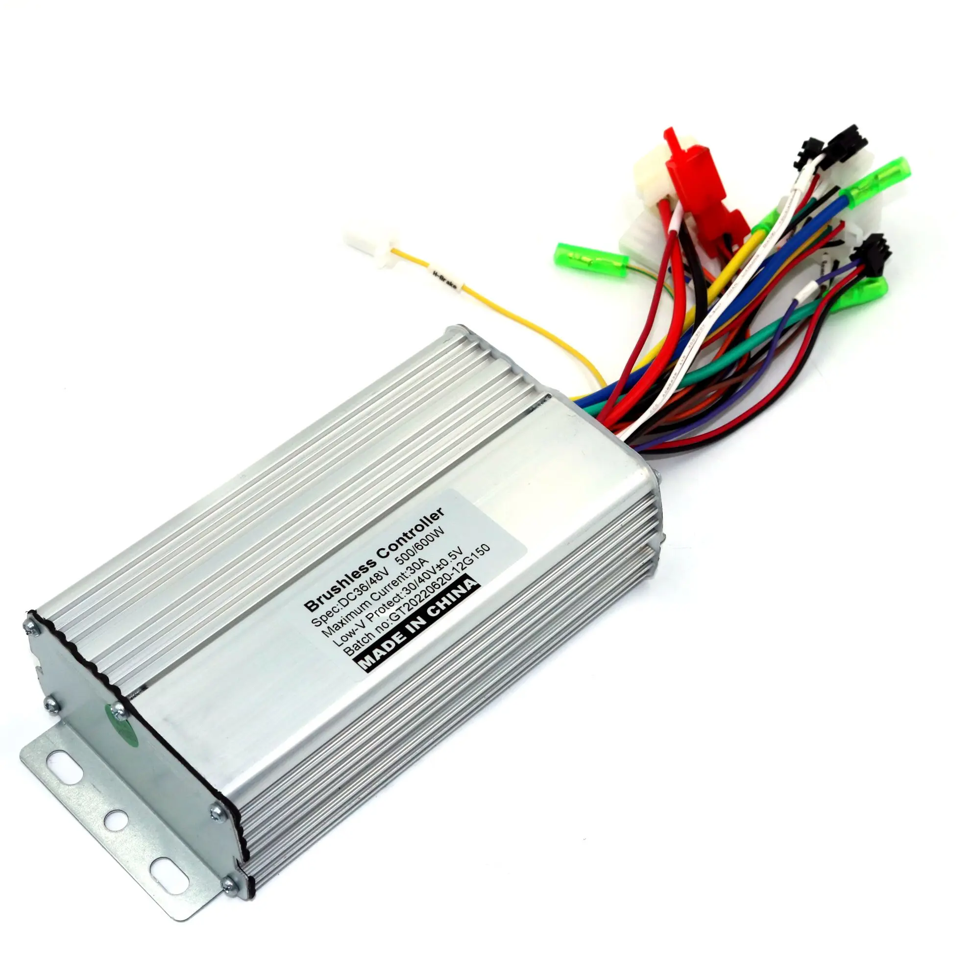 Контроллер бесщеточного двигателя GREENTIME 36 В/48 В 500 Вт/600 Вт 30amax BLDC двухрежимный