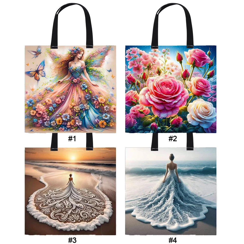 11CT красивая девушка вышивка крестиком холщовая сумка набор для вышивки крестом