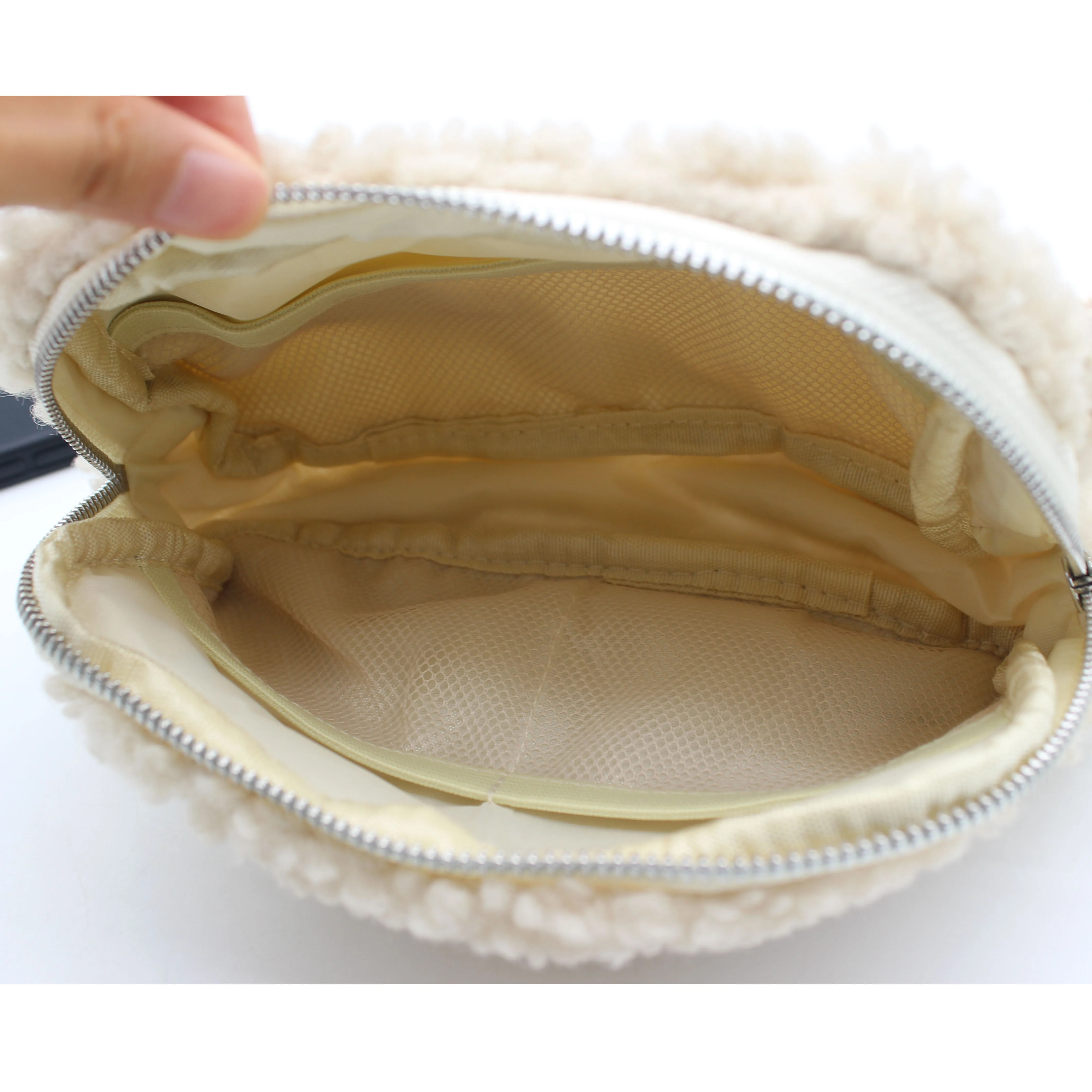 HATTZI Забавная сумка Sherpa для женщин Тедди унисекс пушистая Повседневная поясная