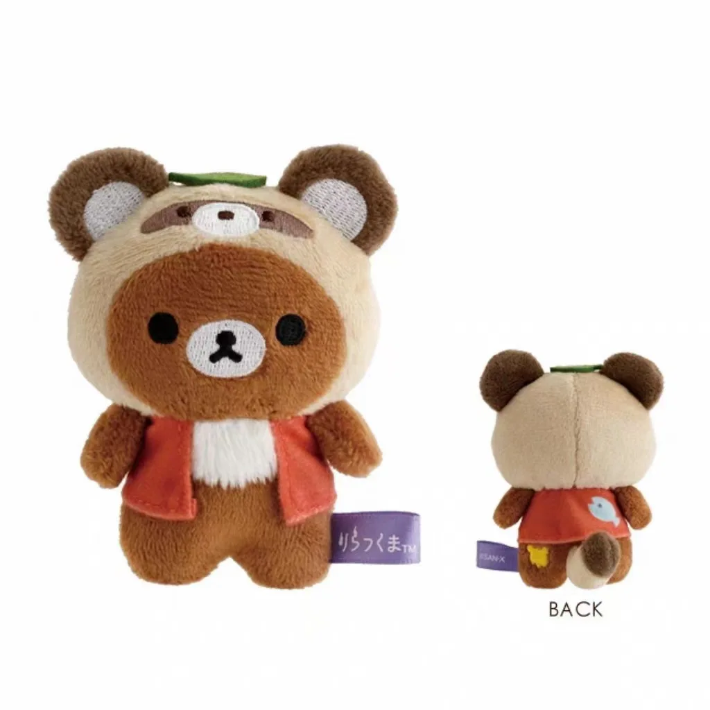 Плюшевый брелок Rilakkuma Yokai Series: Кориллакума, Киироитори, Чайроикогума, милый лисёнок, костюм Каппа Тануки, пушистая подвеска для сумки, подарок (art.: 3920dc618154e) - 3920dc618154e