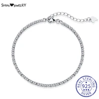shipei 100 925 sterling silver created moissanite gemstone daily women tennis bracelets bangle fine jewelry gifts wholesale