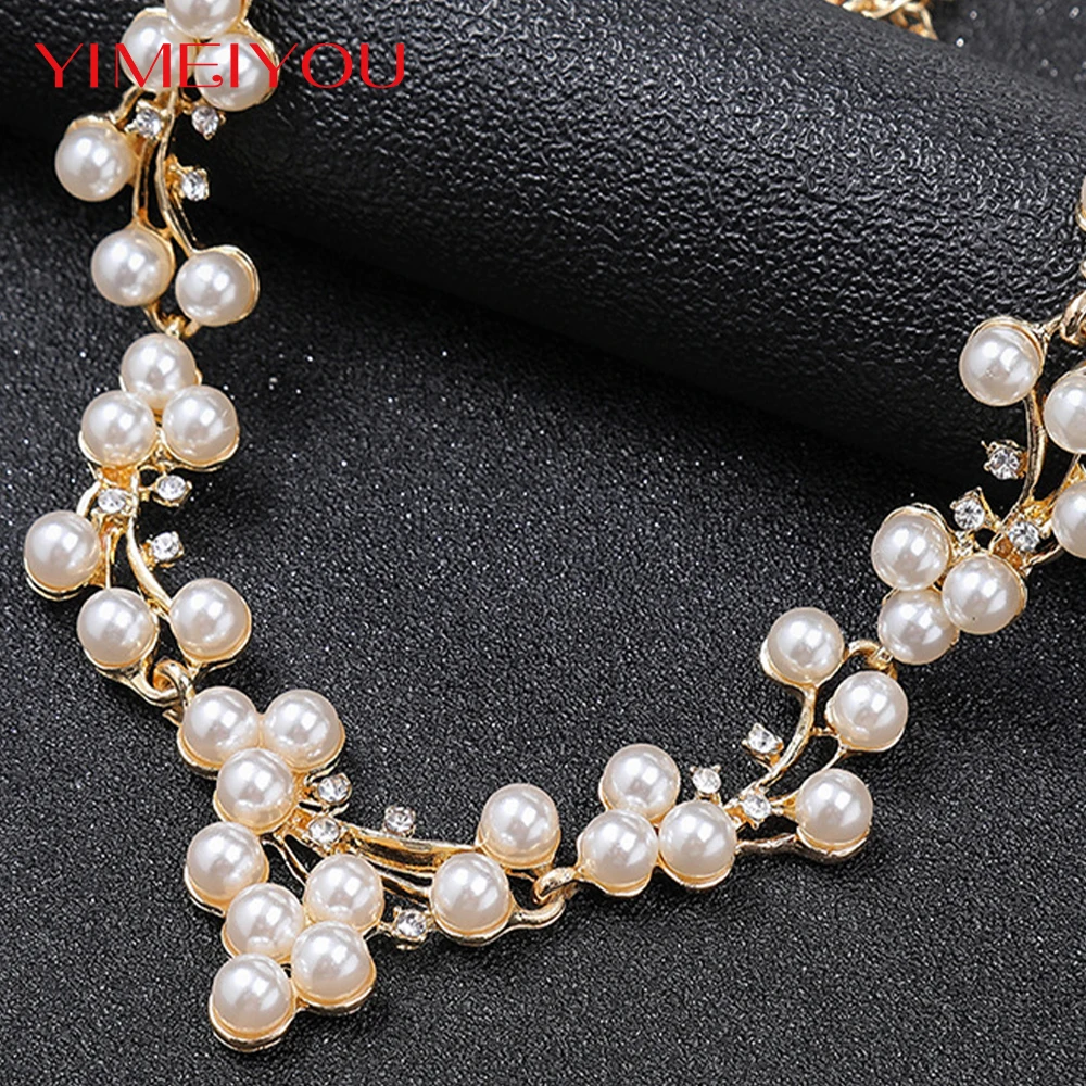 Jewelry Zircon Earrings Fashion Necklace Sets Korean Circle Light Luxury New Style Simple Trendy Elegant Female Free Shipping images - 6