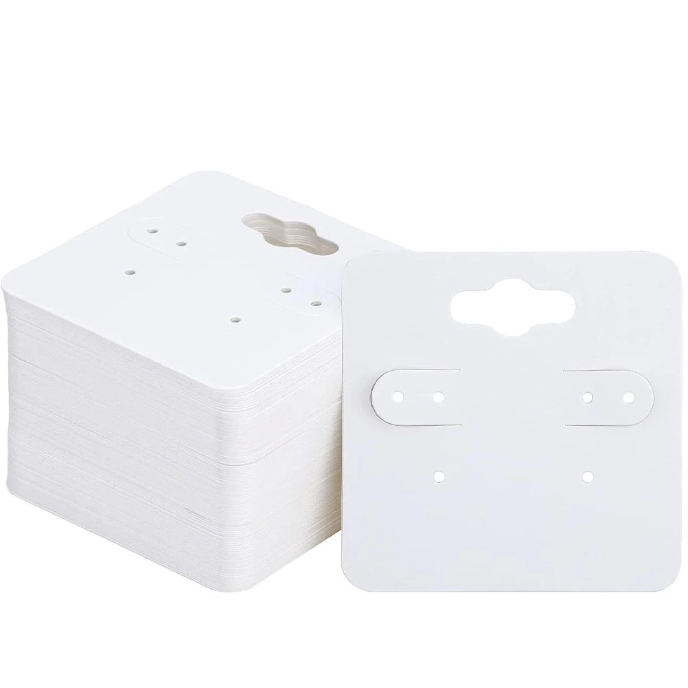 

Коричневые подставки для сережек из бумаги, 50 шт.