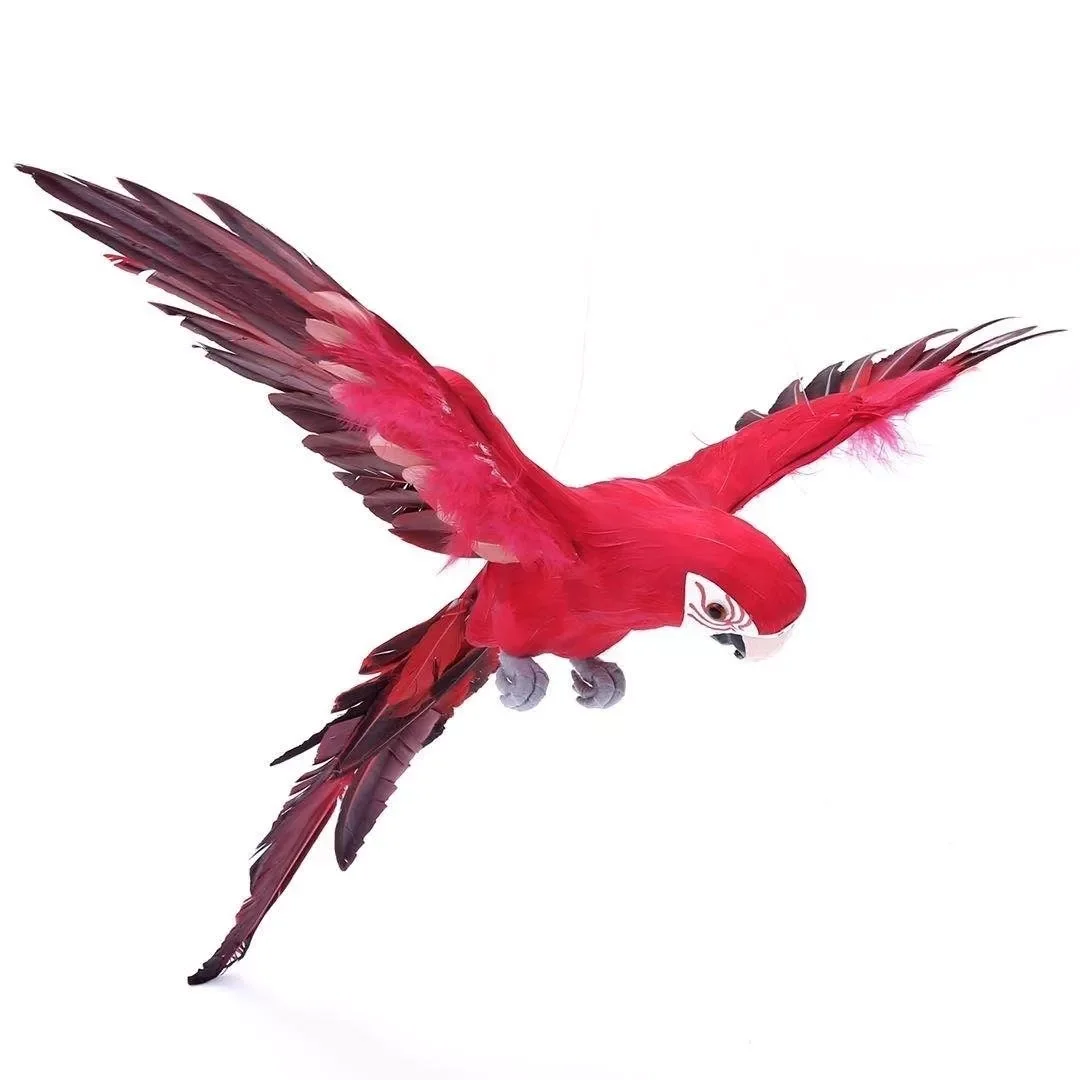 

NEW2022 Artificial Parrots Bird Home Decor Simulation Birds Vividly Parrots Garden Cute Outdoor Pond Decoration