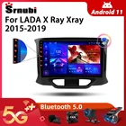 Srnubi Android 10 автомобильное радио для LADA X Ray Xray 2015-2019 мультимедийный видеоплеер 2Din 4G GPS навигация Carplay DVD головное устройство