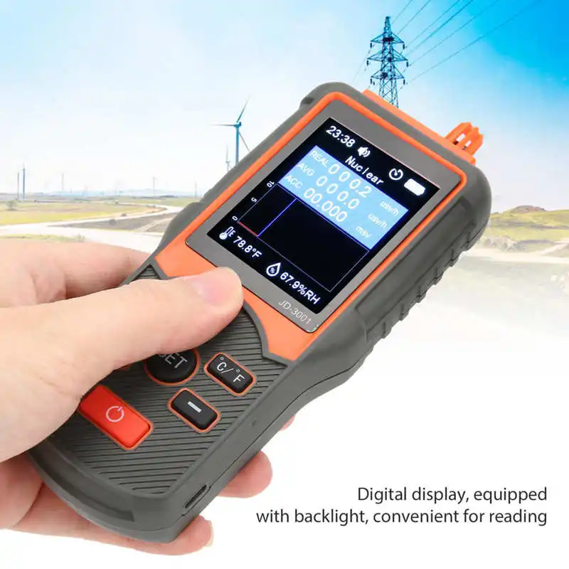 

Geiger Counter Nuclear Radiation Detector Monitor Portable Dosimeter Electromagnetic Radiation Tester