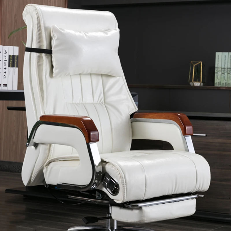 Офисное кресло из натуральной кожи для дома современные массажные офисные