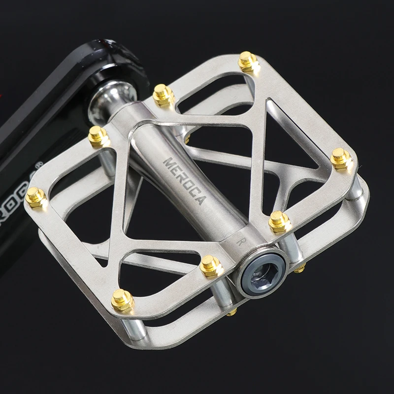 Титанивая педаль для горного велосипеда 88x81 мм 9/16 дюйма герметичный подшипник