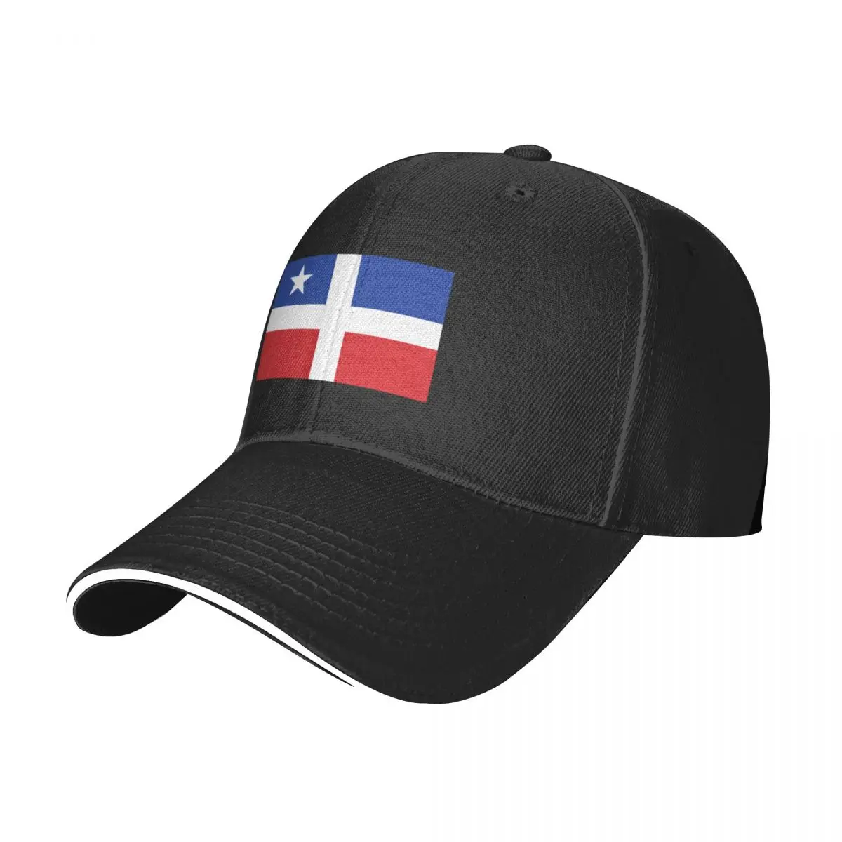 Бейсбольная кепка Bandera de Lares черная забавная шляпа Rave модные пляжные шляпы для