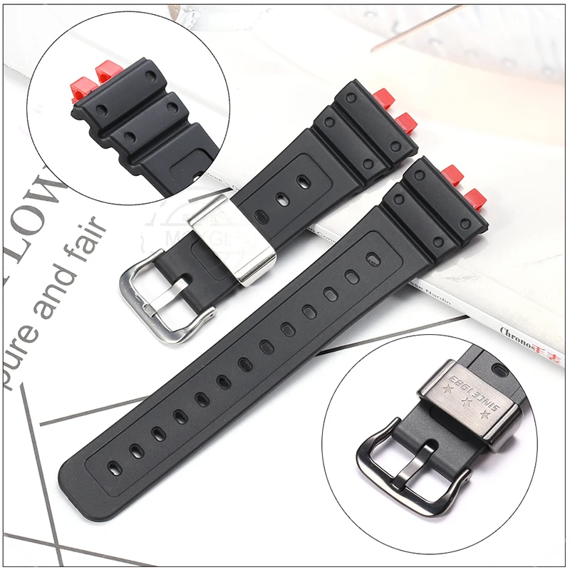 Resin Strap For Casio G-SHOCK GMW-B5000 Men Watchband Black Waterproof Replacement Bracelet Watch Accessories