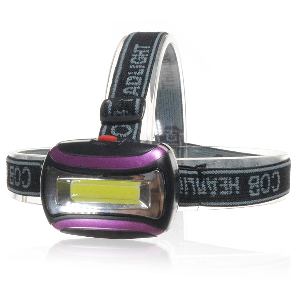 

Adjustable LED High Brightness Headlamp Stretchable Head Light Battery Powered Forehead Lamp Flashlight Outdoor Gold
